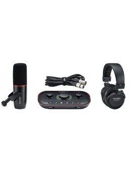 Focusrite Vocaster Two Studio Bundle USB-C Podcasting Audio Interface 